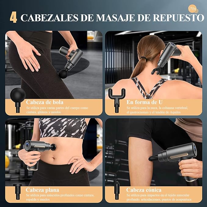 Pistola Masajeadora Profesional