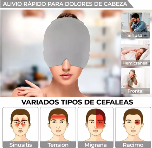 GORRO HIDROGEL PARA MIGRAÑAS