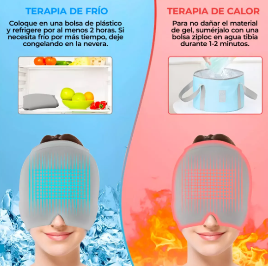 GORRO HIDROGEL PARA MIGRAÑAS