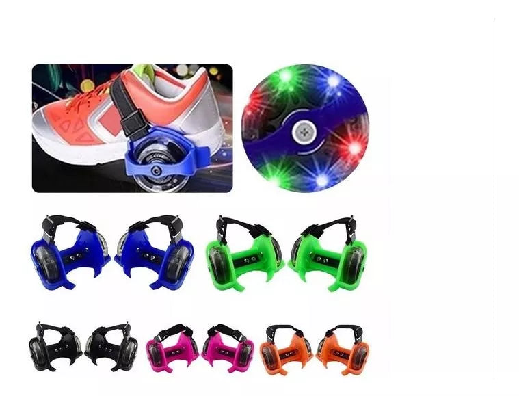 Patines Ajustables para Zapatillas con Luces Led