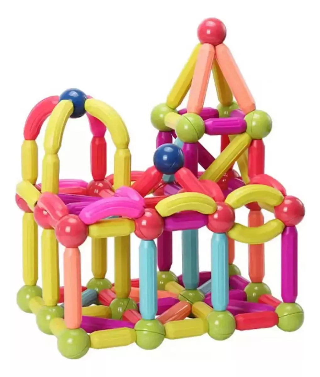 Juego Bolas-Varillas Magnéticas 42 Pcs