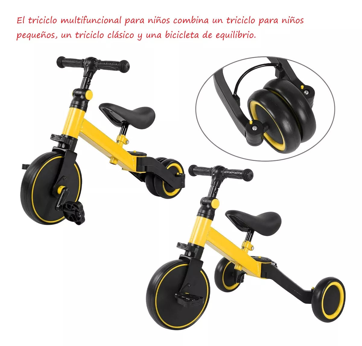 Bicicleta Aprendizaje 3 en 1