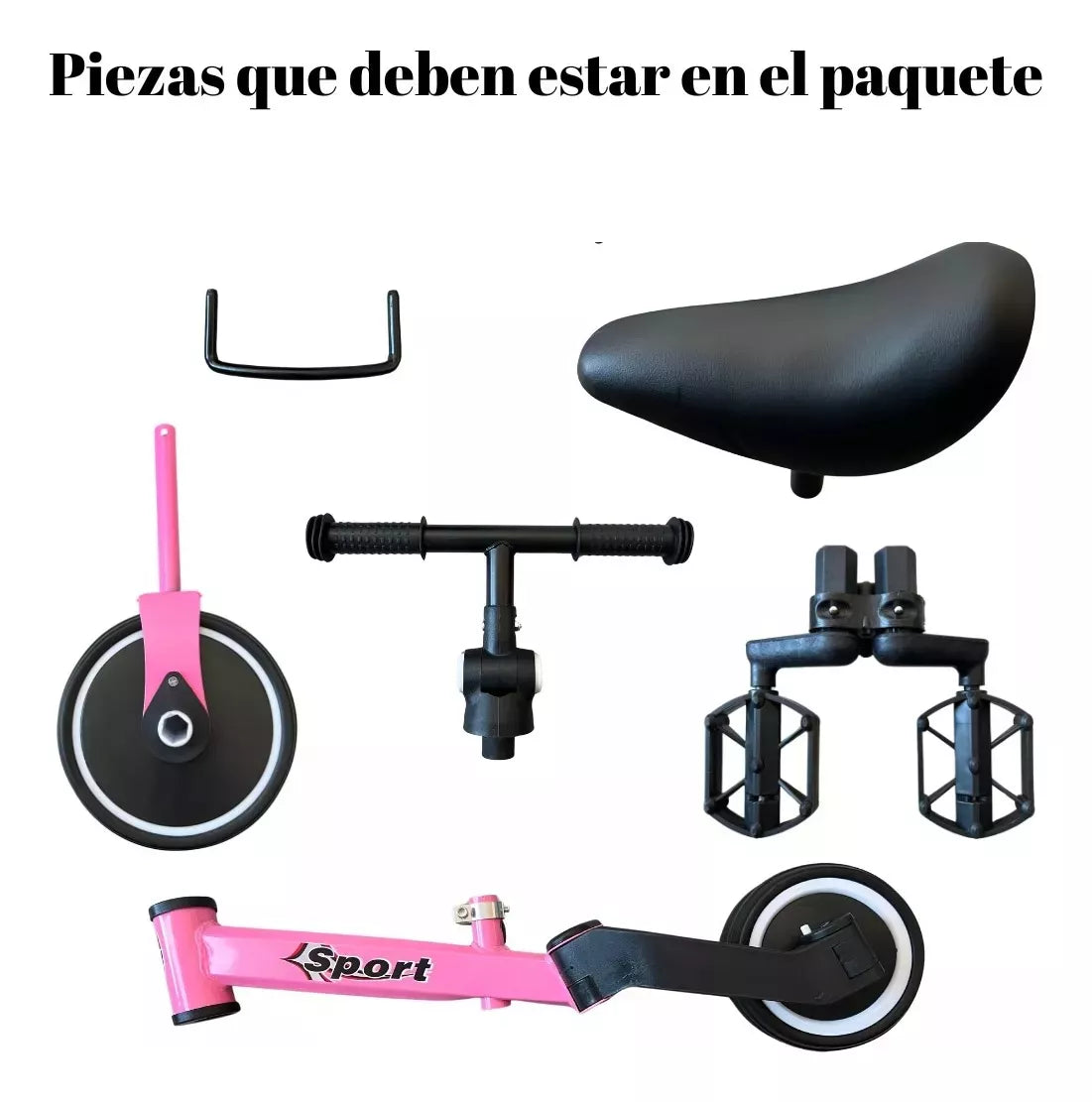 Bicicleta Aprendizaje 3 en 1