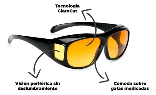 Pack 2 Gafas De Conducción De Alta Definición